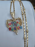 HEART BONITA NECKLACE PENDANT