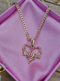 HEART BONITA NECKLACE PENDANT