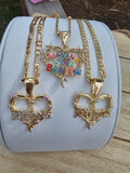 HEART BONITA NECKLACE PENDANT