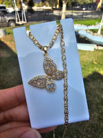 butterfly pendant necklace