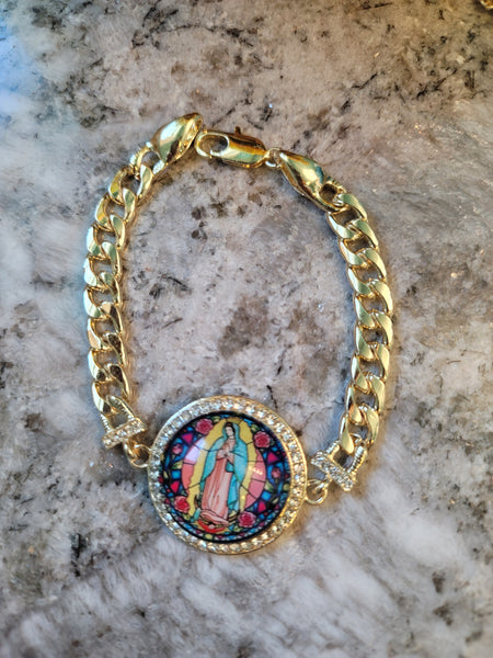 Virgencita round bracelet