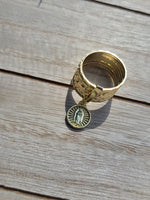 Virgen de guadalupe gold ring