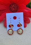 Virgen red  earings