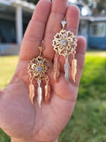 Dream catcher 3 tone  Earings