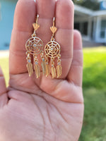 Dream catcher Gold  Earings