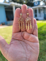 Dream catcher Gold  Earings