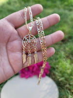 Dream catcher gold set