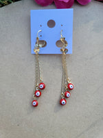 Evil eye Red Earings