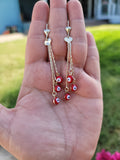 Evil eye Red Earings