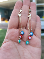 Evil eye multicolor Earings