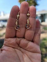 Snake multicolor earings