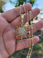 Sun necklace