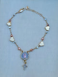 Virgen de guadalupe heart bracelet