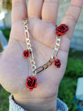 RED ROSE BRACELET