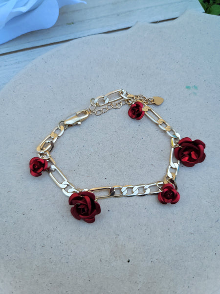 RED ROSE BRACELET