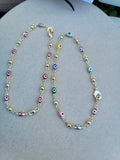 Oval Multicolor eye bracelet